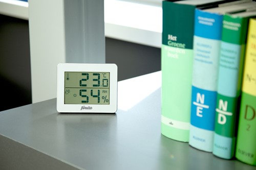 Thermometer hygrometer Alecto WS-55 wit - zilver-4