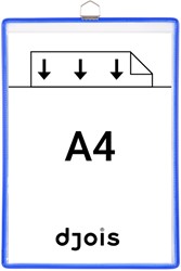 Zichtpanelenframe hangend Tarifold A4 blauw 5 stuks