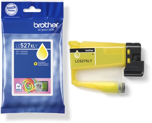 Inktcartridge Brother LC-527XLY geel-3