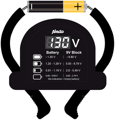 Batterijtester Alecto BTT2-3