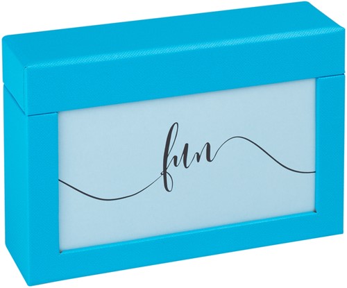 Fotobox walther design Fun 10x15cm 100 foto's oceaan blauw