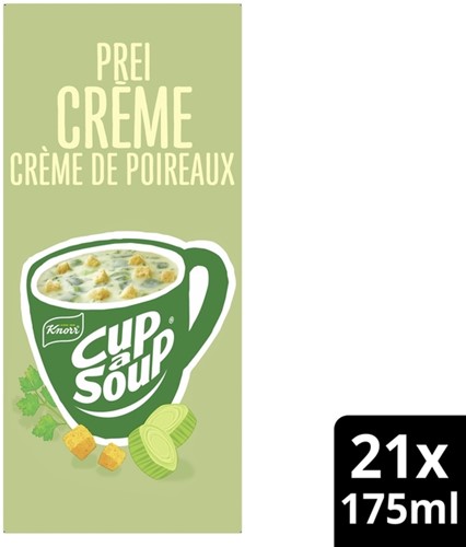 Cup-a-Soup Knorr prei-crème 21x175ml