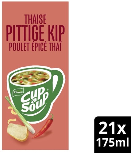 Cup-a-Soup Knorr Thaise pittige kip 21x175ml