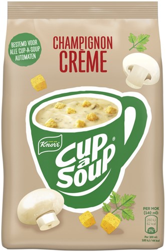 Cup-a-Soup Knorr machinezak champignon crème 140ml-2