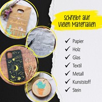 Acrylmarker Online lettering 5 breedtes goud-6