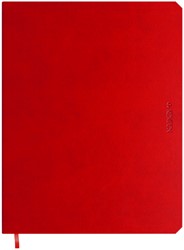 Notitieboek de KEMPEN Poppy 171x220mm lijn 192 pagina's  90gr rood