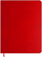 Notitieboek de KEMPEN Poppy 171x220mm blanco 192 pagina's  90gr rood