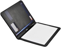 Schrijfmap DESQ A4 kunstleder zwart-1