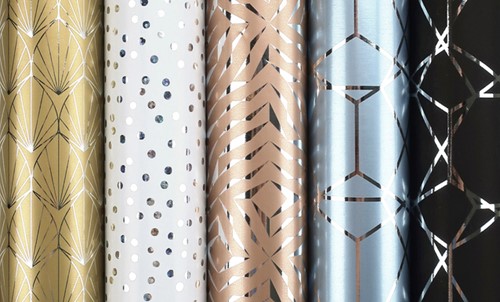 Inpakpapier Fancy vintage 150x70cm assorti