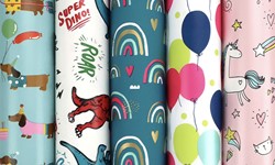 Inpakpapier Rotolux Rosie 200x70cm assorti