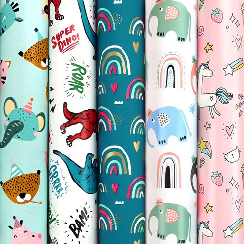 Inpakpapier Rotolux Rosie 200x70cm assorti