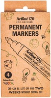 Permanent marker Artline 170 Dry Safe Eco rond medium ass 4 stuks-2