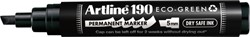 Permanent marker Artline 190  Dry Safe Eco schuin 2-5mm zwart