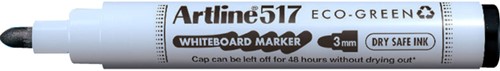 Whiteboardmarker Artline 517 Dry Safe Eco rond medium zwart-2