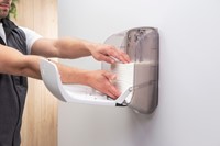 Handdoekdispenser Katrin klein zwart 88966-1