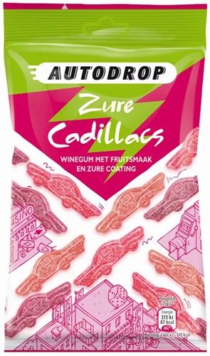 Autodrop zure Cadillacs zak 85 gram