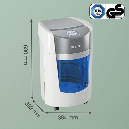 Papiervernietiger Leitz IQ OptiMax 350 Small Office P5 snippers 2x15mm-4