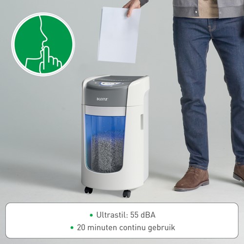 Papiervernietiger Leitz IQ OptiMax 225 Home Office P5 snippers 2x15mm-7