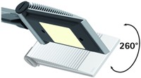 Bureaulamp MAUL Optimus LED dimbaar tafelklem zilver-2