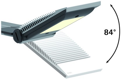 Bureaulamp MAUL Optimus LED dimbaar tafelklem zilver-3