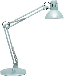 Bureaulamp MAUL Study op voet incl.LED E27 lamp zilver