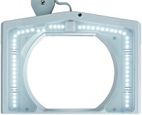 Loeplamp MAUL Vitrum LED met tafelklem lens 307 cm2 wit-2