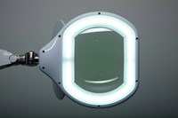 Loeplamp MAUL Crystal LED dimbaar tafelklem lens 234 cm2 wit-2