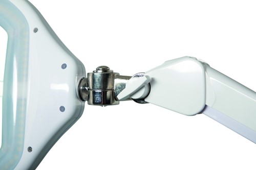 Loeplamp MAUL Crystal LED dimbaar tafelklem lens 234 cm2 wit-4