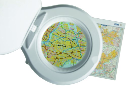 Loeplamp MAUL Source LED dimbaar met tafelklem lens 126 cm2 wit-5