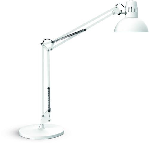 Bureaulamp MAUL Study op voet incl.LED E27 lamp wit