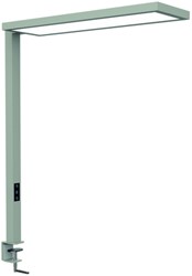 Werkpleklamp tafelklem MAUL Senja LED beweging- daglichtsensor dimbaar zilver