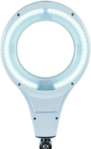 Loeplamp MAUL Makro LED met voet lens 144 cm2 wit-2