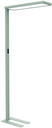 Vloerlamp MAUL Senja LED beweging- daglichtsensor dimbaar zilver