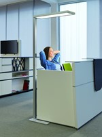 Vloerlamp MAUL Senja LED beweging- daglichtsensor dimbaar zilver-2