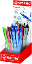 Balpen STABILO pointball colorful medium assorti