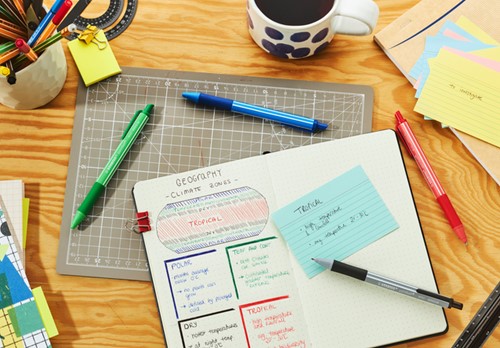 Balpen STABILO pointball colorful medium rood-1