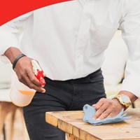 Poetsdoek WypAll L20 GeneralClean 420x330mm 280vel dispenserdoos blauw 7400-2