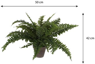 Kunstplant Mica Boston varen groen in pot Ø50cm 42cm-1