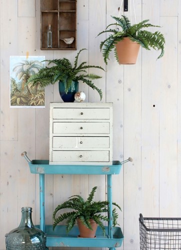 Kunstplant Mica Boston varen groen in pot Ø50cm 42cm-2