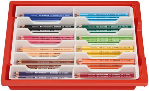 Kleurpotloden STABILO 203 Trio dik assorti classpack à 96 stuks-7