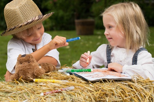 Viltstift STABILO Trio Jumbo 380 XL assorti classpack à 48 stuks-1