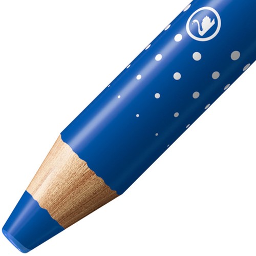 Whiteboardpotlood STABILO MARKdry incl 2 slijpers blauw classpack 30st-3
