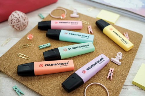 Markeerstift STABILO BOSS Original 70 ass pastel classpack à 48 stuks-7