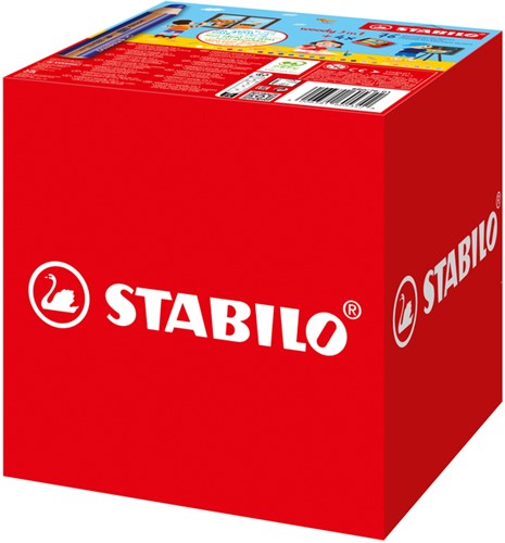 Kleurpotloden STABILO 882 woody 3 in 1 incl 4 slijpers classpack 76st-2