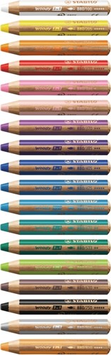 Kleurpotloden STABILO 882 woody 3 in 1 incl 4 slijpers classpack 76st-5