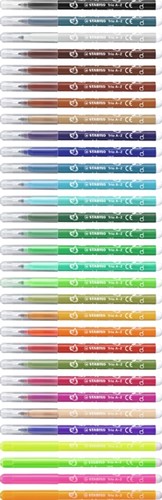 Viltstift STABILO Trio A-Z 378 fijn assorti classpack à 240 stuks-6
