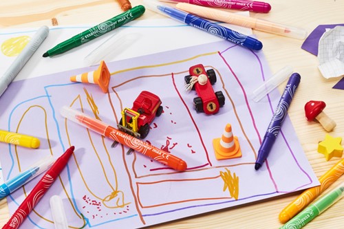 Viltstift STABILO power Max 980 fijn assorti classpack à 140 stuks-1