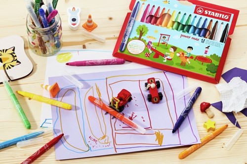 Viltstift STABILO power Max 980 fijn assorti classpack à 140 stuks-9