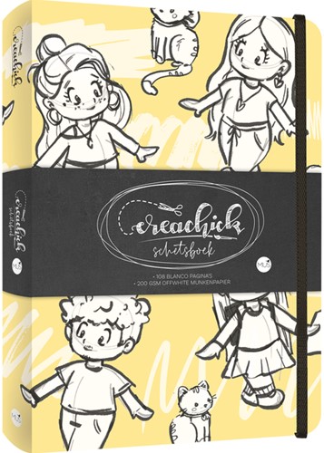 Schetsboek CreaChick Yellow