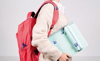 Pennenetui Oxford Live & Go pastel blauw-3